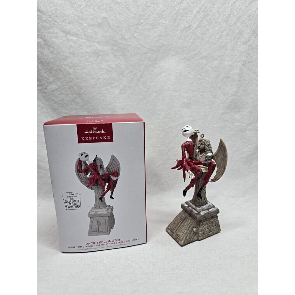 Jack Skellington The Nightmare Before Christmas 2022 Hallmark ornament w/ sound